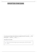 PIPEFITTER STAR EXAM PART 1 QUESTIONS AND CORRECT SOLUTIONS&vert; GUARANTEED VALUE PACK&vert; ACE YOUR GRADES