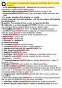 AZ Caregiver Certification Test Preperation QUESTIONS AND DETAILED &NewLine;ANSWERS 