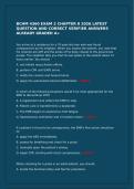 BCHM 4360 EXAM 2 CHAPTER 8 2026 LATEST QUESTION AND CORRECT VERIFIER ANSWERS ALREADY GRADED A&plus;