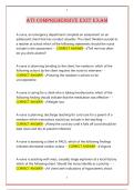 ATI RN Exit Exam 2026 &vert; Latest Questions&comma; Correct Answers & Detailed Rationales for NCLEX Success