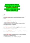 Reading NWEA MAP Test QUESTIONS AND VERIFIED CORRECT ANSWERS GRADED A&plus; -LATEST 2026-2027- 100- GUARANTEED PASS&period;docx&NewLine;&NewLine;