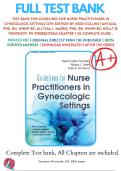 Guidelines for Nurse Practitioners in Gynecologic Settings &lpar;12th Edition&rpar;&comma; Comprehensive Clinical Guidelines and Practice Reference