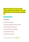EMD Protocols V13 exam with comprehensive questions and well elaborated correct answers graded A&plus;&period;