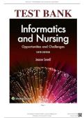 Test Bank For Informatics and Nursing 6th Edition by Jeanne Sewell&comma; ISBN 978-1496394064&comma; Complete Guide A&plus;