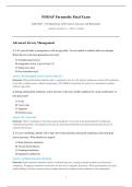 FISDAP Paramedic Final Exam 2026&ndash;2027 &vert; 150 Questions with Correct Answers and Rationales