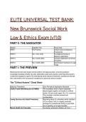 2026&sol;2027 S-Tier New Brunswick Social Work Law & Ethics Exam &lpar;v11&period;0&rpar; &vert; Elite Test Bank &lpar;60 Verified Q&A&rpar;