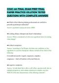 COUC 601 FINAL EXAM PREP FINAL&NewLine;PAPER PRACTICE SOLUTION TESTED&NewLine;QUESTIONS WITH COMPLETE ANSWERS&NewLine;