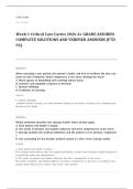 CCRN neonatal EXAM A&plus; GRADE ASSURED COMPLETE SOLUTIONS AND VERIFIED ANSWERS