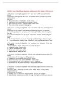 NUR 283 Comp 2 Mock Exam &vert; Questions and Answers&vert;2026 Update&vert;100&percnt; Correct&period;