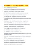 FI306 FINAL EXAM CORRECT 100&percnt;