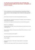 NU 578 UNIT 4 EXAM &vert; QUESTIONS AND ANSWERS &vert; 2026 UPDATED &vert; WITH COMPLETE SOLUTIONS - UNIVERSITY OF SOUTH ALABAMA&period;&NewLine;