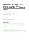 CRIMINAL JUSTICE IN CANADA COLIN H&NewLine;LEARNING WORKBOOK 2026 LAW&NewLine;ENFORCEMENT COURTS AND CORRECTIONS&NewLine;SYSTEMS