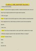 FA BOLC Fire Support Block 1 Questions & Answers 2025&sol;2026 &vert; Field Artillery Officer Training Study Guide &vert; Fire Support & Targeting Basics &vert; Verified A&plus;