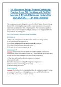 VA Alternative Energy System Contracting Practice Exam &ndash; 300 Verified Questions with Answers & Rationales &lpar;2025&sol;2026&sol;2027&rpar;