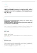 VATI RN med surg proctored EXAM A&plus; GRADE ASSURED COMPLETE SOLUTIONS AND VERIFIED ANSWERS