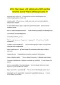 APM - Mock Exam with all Correct & 100&percnt; Verified Answers &vert;Latest Version &vert;Already Graded A&plus;