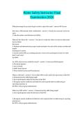 Water Safety Instructor Final