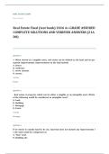 real estate principles EXAM A&plus; GRADE ASSURED COMPLETE SOLUTIONS AND VERIFIED ANSWERS