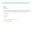 ACCT 526 Final Exam &vert; Questions and Answers &vert; Update &vert; 100&percnt; Correct - ULL&period;