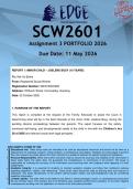 SCW2601 PORTFOLIO &lpar;ANSWERS&rpar; Semester 1 2026 - DISTINCTION GUARANTEED 