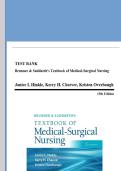 Brunner & Suddarth Medical-Surgical Nursing Test Bank &vert; 15th Edition &vert; Ch 1&ndash;68 Q&A