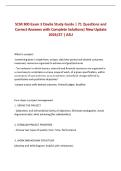 SCM 300 Exam 3 Davila Study Guide &vert; 71 Questions and Correct Answers with Complete Solutions &vert; Spring 2026&sol;27 &vert; ASU