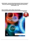 Lilley&rsquo;s Pharmacology for Canadian Health Care Practice &lpar;4th Edition&rpar; by Sealock &ndash; Test Bank Chapters 1&ndash;58
