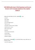 SCM 300 Davilla Exam 3 ASU Questions and Correct Answers with Complete Solutions&vert; New Update 2026&sol;27