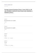 Portage Learning CHEM 103 chemistry EXAM A&plus; GRADE ASSURED COMPLETE SOLUTIONS AND VERIFIED ANSWERS