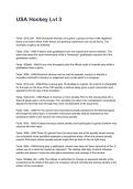 USA Hockey Rules Exams REVISED AND UPDATED FOR 2026&sol;2027 ACTUAL EXAM COMPLETE QUESTIONS AND CORRECT DETAILED ANSWERS &lpar;VERIFIED ANSWERS&rpar; &vert;ALREADY GRADED A&plus;&vert;&vert;BRAND NEW&excl;&excl; &lpar;ALL BUNDLED HERE&excl;&excl;&excl;&rpar;