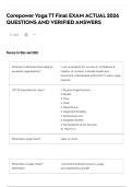 Corepower Yoga TT Final  EXAM ACTUAL 2026 QUESTIONS AND VERIFIED ANSWERS