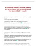 SCM 300 Exam 2 Module 5&comma; 6 &lpar;Davila&rpar; Questions and Correct Answers with Complete Solutions &vert; New Update 2026&sol;27 &vert; Graded A&plus;