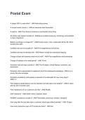 Postal Exam REVISED AND UPDATED FOR 2026&sol;2027 ACTUAL EXAM COMPLETE QUESTIONS AND CORRECT DETAILED ANSWERS &lpar;VERIFIED ANSWERS&rpar; &vert;ALREADY GRADED A&plus;&vert;&vert;BRAND NEW&excl;&excl;&NewLine;