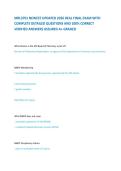 MRL3701 NEWEST UPDATED 2026 REAL FINAL EXAM WITH COMPLETE DETAILED QUESTIONS AND 100&percnt; CORRECT VERIFIED ANSWERS ASSURED A&plus; GRADED