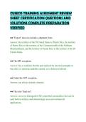 CUSECO TRAINING ASSESSMENT REVIEW&NewLine;SHEET CERTIFICATION QUESTIONS AND&NewLine;SOLUTIONS COMPLETE PREPARATION&NewLine;VERIFIED&NewLine;