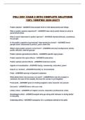 POLI 2051 EXAM 2 WITH COMPLETE SOLUTIONS 100&percnt; VERIFIED 2026-2027&excl;&excl;