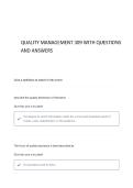 HIM Quality Management Questions And answers