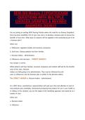 SEM-580 Module 2 UPDATE&vert;EXAM&NewLine;QUESTIONS WITH MULTIPLE&NewLine;CHOICES &vert;VERIFIED & REVISED&NewLine;ANSWERS &lpar;NEW&rpar;&excl;&excl;&excl;