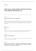 NMLS safe act EXAM A&plus; GRADE ASSURED COMPLETE SOLUTIONS AND VERIFIED ANSWERS
