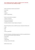 AMCA CERTIFICATION TEST - MEDICAL ASSISTING STUDY GUIDE 2026 ACTUAL QUESTIONS WITH VERIFIED ANSWERS&period;&NewLine;