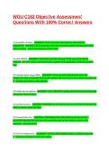 WGU C182 Objective Assessment &vert; Practice Questions & 100&percnt; Verified Answers &vert; IT Exam Prep&NewLine;&NewLine;