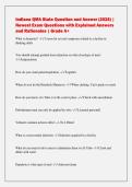Indiana QMA State Question and Answer &lpar;2026&rpar; &vert;&NewLine;Newest Exam Questions with Explained Answers&NewLine;and Rationales &vert; Grade A&plus;