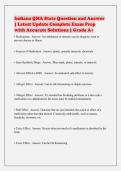 Indiana QMA State Question and Answer&NewLine;&vert; Latest Update Complete Exam Prep&NewLine;with Accurate Solutions &vert; Grade A&plus;