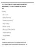 UTAH NCLEX-PN TEST BANK &ndash; QUESTIONS AND ANSWERS &vert; VERIFIED AND WELL &NewLine;DETAILED ANSWERS &vert; PLUS RATIONALES &vert; GUARANTEED PASS &vert; LATEST EXAM &NewLine;UPDATE