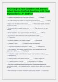NCCT Surgical Tech Question and Answer &vert;&NewLine;Latest Update Verified Questions with Clear&NewLine;Explanations &vert; A&plus; Verified