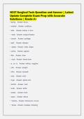 NCCT Surgical Tech Question and Answer &vert; Latest&NewLine;Update Complete Exam Prep with Accurate&NewLine;Solutions &vert; Grade A&plus;