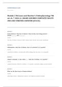 Huether McCance pathophysiology EXAM A&plus; GRADE ASSURED COMPLETE SOLUTIONS AND VERIFIED ANSWERS