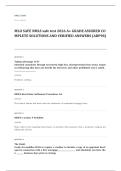 NMLS safe act EXAM A&plus; GRADE ASSURED COMPLETE SOLUTIONS AND VERIFIED ANSWERS