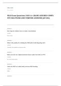 NMLS safe act EXAM A&plus; GRADE ASSURED COMPLETE SOLUTIONS AND VERIFIED ANSWERS