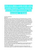 SPED 5313 WEEK 2 CASE STUDY 2026 &vert; Complete Solutions &vert; Lamar University &vert; Special Education Assessment &vert; Pass Guaranteed - A&plus; Graded